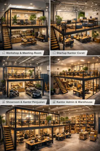 Mezzanine Ruang Kantor di Kelapa Gading Barat
