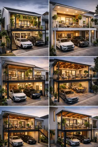 Mezannine Teras Rumah Keren di Kelapa Gading Barat